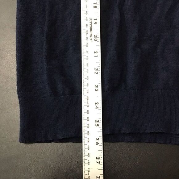 Express Merino Wool Blend Men’s Navy 1/4 Zip Sweater S - Picture 5 of 8